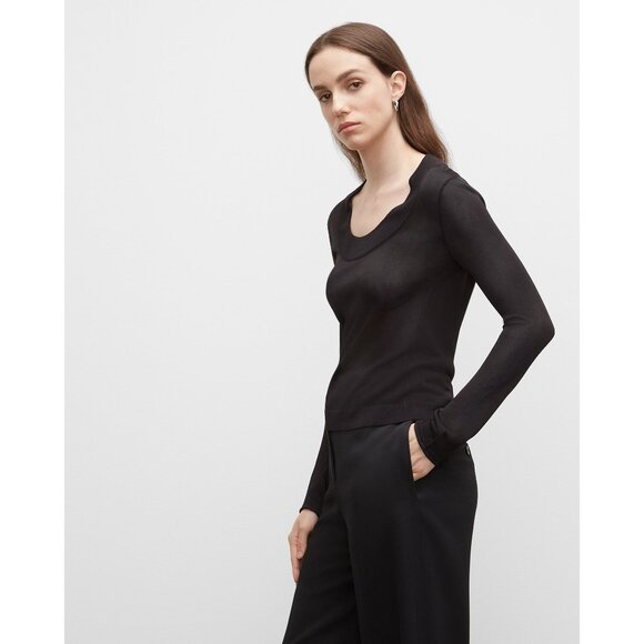 Club Monaco Signature Scoop Neck Sweater - Picture 1 of 11
